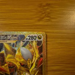 Pokemon Giratina VSTAR TCG Lost Origin Card 212/196 Secret Rare Gold - Image 3
