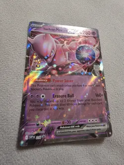 Pokemon TCG Team Rocket's Mewtwo EX 216 Destined Rivals Promo Card Holo - Image 2