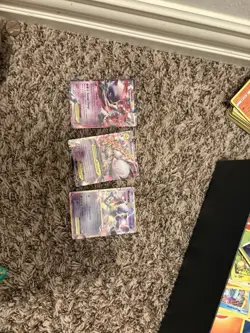 Pokemon Mewtwo EX Lot (3 Cards) - BREAKthrough & Evolutions-Ultra Rare Holo LP - Image 1