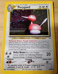 Porygon2 1 2/64 Holo Rare Neo Pokemon Card Excellent/Mint Condition - Image 3