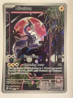 Pokemon TCG Miraidon SVP Black Star Promos Holo Card SVP013 NM - Image 1