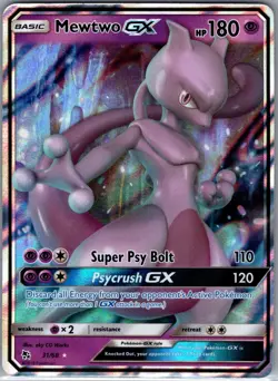 Mewtwo GX 31/68 Hidden Fates - Pokemon Card - NM - Image 1