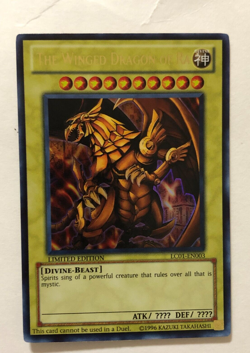 Yugioh Card The Winged Dragon of Ra LC01-EN003 NM - Image 1