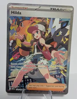 Hilda SIR 171/086 White Flare Pokemon Card TCG Scarlet & Violet English - Image 1