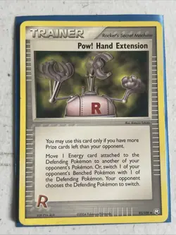 Pow! Hand Extension 85/109 Uncommon Team Rocket Returns Pokemon Card - Image 1
