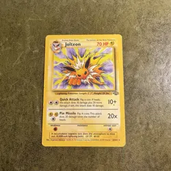 Pokemon TCG Jolteon Jungle 20/64 Non-Holo Card MP Condition - Image 1