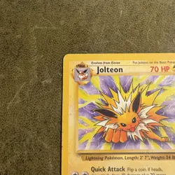 Pokemon TCG Jolteon Jungle 20/64 Non-Holo Card MP Condition - Image 4