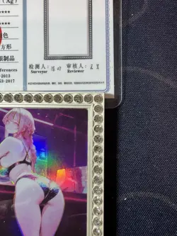 Bartender Rebecca Diamond Card Silver Metal Waifu Doujin Case Prize One Piece - Image 3