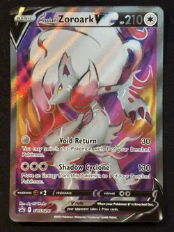 Hisuian Zoroark V SWSH297 SWSH: Sword & Shield Promo Cards Holo - Image 1