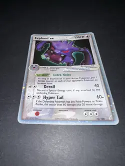 Pokemon TCG English Card ex Crystal Guardians Exploud ex 92/100 Holo Rare - NM! - Image 1