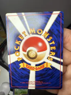 Rocket's Snorlax #143 Japanese Pokemon Card Rare DAMAGED CREASED - Image 4