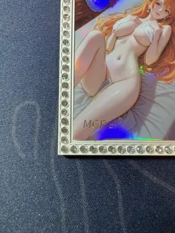 Nami Diamond Card Silver Metal Beautiful Waifu Doujin Case Prize One Piece - Image 5