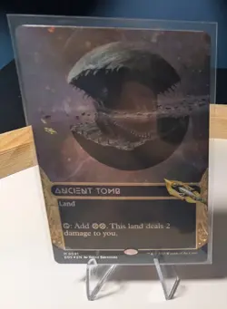Ancient Tomb (0091) (Borderless) (Galaxy Foil) Edge of Eternities: Stellar... - Image 1
