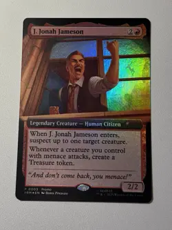MagicCon Atlanta 2025 Promo - Marvel Spider-Man -J. Jonah Jameson Foil MTG - Image 1
