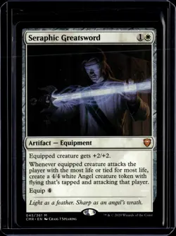 Seraphic Greatsword - 45 - CMR - NM - MTG Magic the Gathering - Image 1
