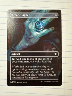 Arcane Signet (Borderless) Commander Masters Regular - Image 1