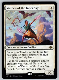 Warden of the Inner Sky R The Lost Caverns of Ixalan # 43 NM Normal - Image 1