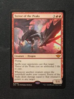 Terror of the Peaks Normal M Outlaws of Thunder Junction 149 NM - Image 1