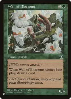 MTG The List PLIST Wall of Blossoms MINT - Image 1