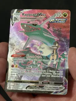 Pokemon TCG Rayquaza VMAX Trainer Gallery SWSH Silver Tempest TG20/TG30 NM- LP+ - Image 3