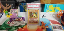 Charizard Base Set Holo 4/102 PSA 8 NM Mint Pokemon WOTC REGRADEU - Image 1