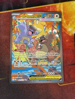 Mega Kangaskhan EX 182/132 SIR Secret Rare Pokemon TCG Card English - In Hand - Image 1
