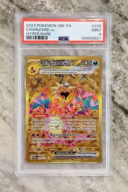 2023 Pokemon OBF EN-Obsidian Flames Hyper Rare #228 Charizard EX Hyper Rare - Image 1