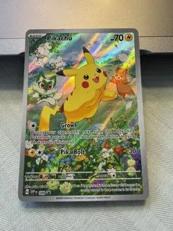Pokemon TCG Pikachu #088 SVP Black Star Promo Holo Full Art English NM - Image 1