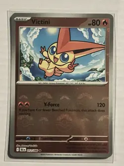 Victini Poke Ball Pattern Promo 012/086 Pokemon Sv: Black Bolt & White Flare - Image 1