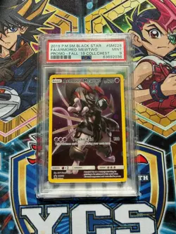 2019 POKEMON SM COLLECTOR CHEST PROMO #SM228 FULL ART/ARMORED MEWTWO PSA 9 - Image 1