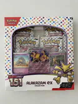 Pokemon TCG Alakazam EX and Zapdos EX Collection Scarlet & Violet 151 - Image 4