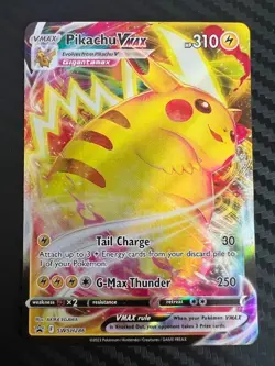 Pokemon TCG Pikachu VMAX SWSH Black Star Promos SWSH286 Holo Promo NM - Image 1
