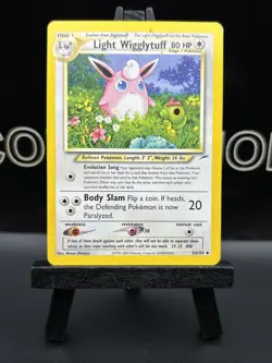 Light Wigglytuff - 54/105 Neo Destiny Pokemon TCG Regular WOTC Unlimited 2000 LP - Image 2