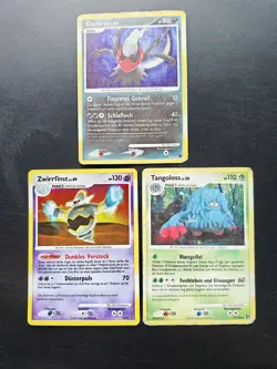 3x Vintage Holo Pokemon Karten Sammlung | DE | Played | Verschiedene Sets | - Image 1