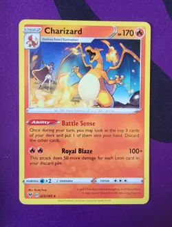 Charizard #25/185 Vivid Voltage Regular Rare Pokemon TCG - Image 2