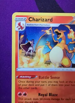 Charizard #25/185 Vivid Voltage Regular Rare Pokemon TCG - Image 3