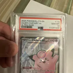 2025 Pokemon Jtg En-Journey Together #173 Lillie'S Clefairy Ex Ultra Rare PSA 10 - Image 5
