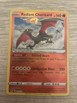 2023 Pokemon SWSH Crown Zenith Radiant Charizard #020/159 Mint Condition - Image 1