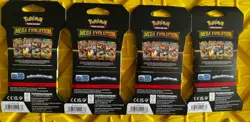 4 X Pokemon Mega Evolution Sleeved Booster Pack - Full Art Set US SELLER - Image 2