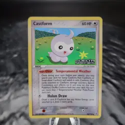 Pokemon Castform 34/113 EX Delta Species Reverse Holo Stamped Rare 2005 LP ✨ - Image 1