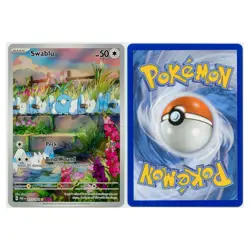 2023 Pokemon Swablu Scarlet & Violet Paradox Rift Illustration Rare #213/182 NM - Image 3