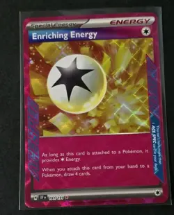 Enriching Energy 191/191 Surging Sparks ACE SPEC RARE Pokemon - Image 1