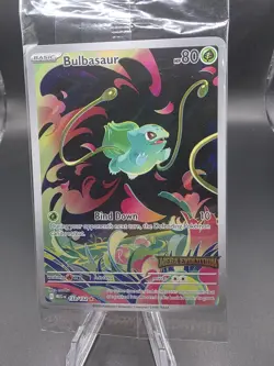 Pokemon Bulbasaur IR Mega Evolution 133/132 English - NM- BOX TOPPER SEALED - Image 1