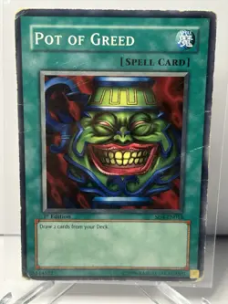 Pot Of Green - SD4-EN018 - Common - 1st Edition Yugioh HP - Image 1