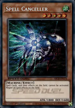 Spell Canceller Speed Duel 1st Ed Secret EU SBCB-EN174 Yu-Gi-Oh! - Image 1