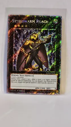 Steelswarm Roach 1st Edition Platinum Secret Rare RA04-EN151 Yu-Gi-Oh! - Image 1