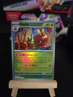 Pokemon Card Dipplin (Poke Ball) #10 Prismatic Evolutions Holo English - Image 1