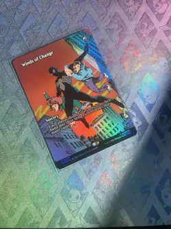 Winds of Change Magic The Gathering Card Sorcery Rare Holographic - Image 1