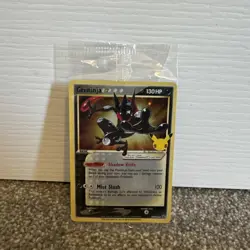 Pokemon TCG Greninja Gold Star SWSH144 25th Celebrations Promo Card SEALED - Image 1