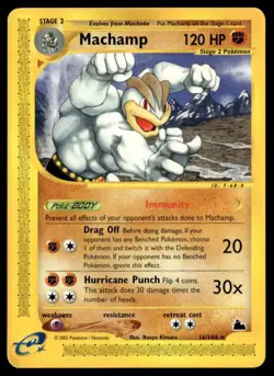 Machamp 016/144 Skyridge Pokemon Card WoTC E-Reader - Image 1